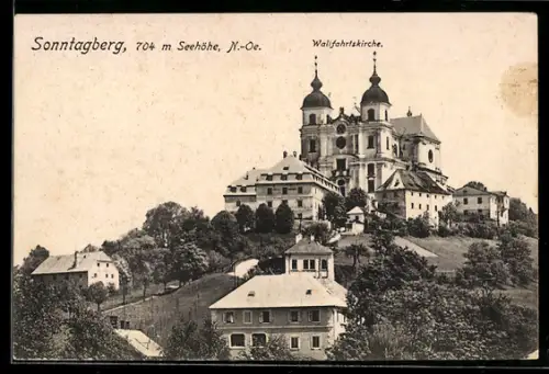 AK Sonntagberg /N.-Oe., Wallfahrtskirche