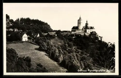 AK Forchtenstein /Bgld., Schloss mit Umgebung