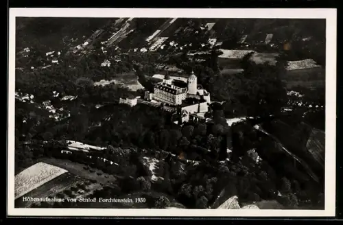 AK Forchtenstein, Schloss, Höhenaufnahme 1930