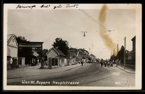 AK Wien, Aspern, In der Hauptstrasse