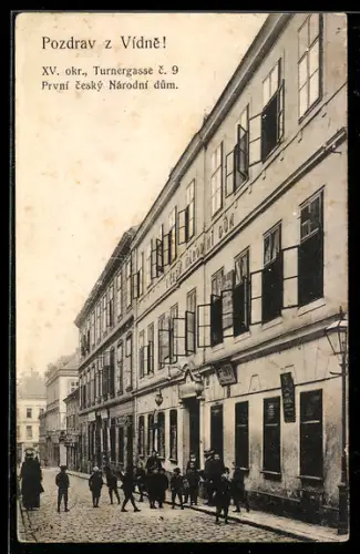 AK Wien, Turnerngasse 9, Erstes tschechisches Nationalhaus