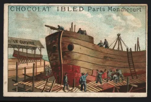 Sammelbild Chocolat Ibled, Paris, Le Cuivre