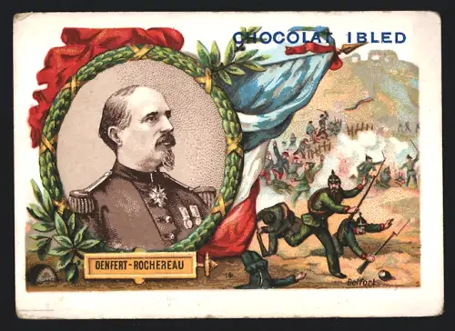 Sammelbild Chocolat Ibled, Paris, Rue du Temple 4, Denfert-Rochereau