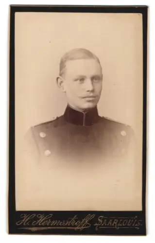 Fotografie H. Hermestroff, Saarlouis, Silberherzstr. 11, Oberst Adalbert Buchfink, 4. Badisches Infanterie-Rgt. Nr. 112