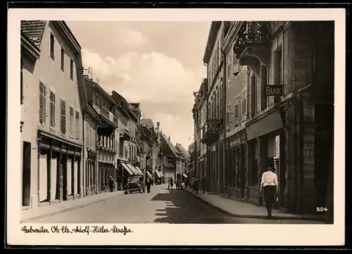 AK Gebweiler, Partie in der Strasse