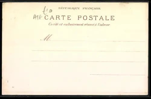 Lithographie Nice, Le Grand Hôtel