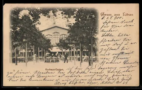 AK Libau, Kurhaus-Garten