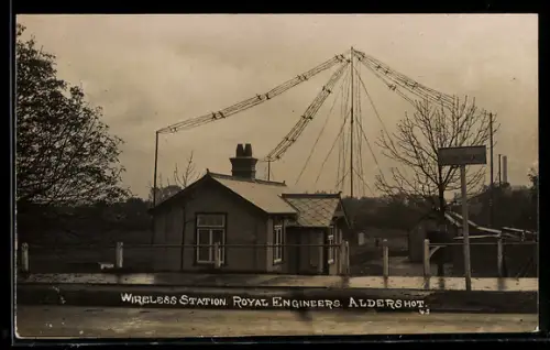 AK Aldershot, Wireless Station. Royal Engineers