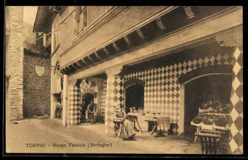 AK Torino, Borgo Feudale, Botteghe