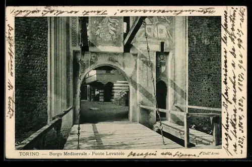AK Torino, Borgo Medievale, Ponte Levatoio