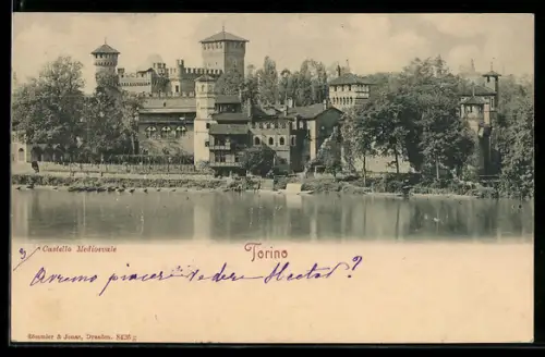 AK Torino, Castello Medioevale sul fiume Po