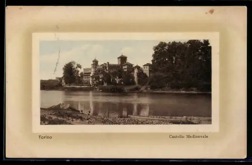 AK Torino, Castello Medioevale sul fiume Po