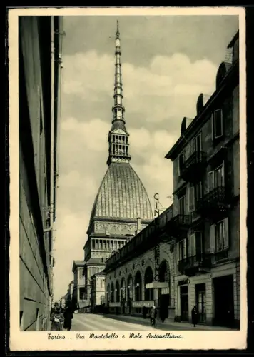 AK Torino, Via Montebello e Mole Antonelliana