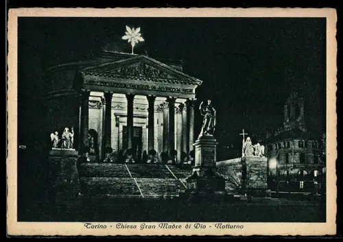 AK Torino, Chiesa Gran Madre di Dio, Notturno