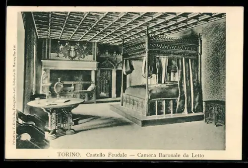 AK Torino, Castello Feudale, Camera Baronale da Letto