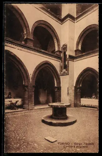 AK Torino, Borgo Feudale, Cortile d`Avigliana