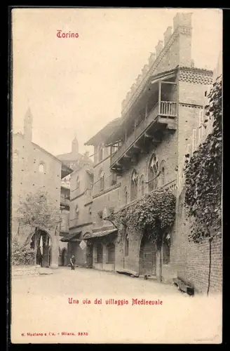 AK Torino, Una via del villaggio Medioevale