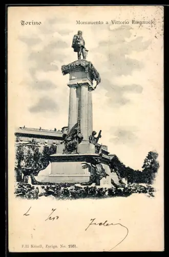 AK Torino, Monumento a Vittorio Emanuele