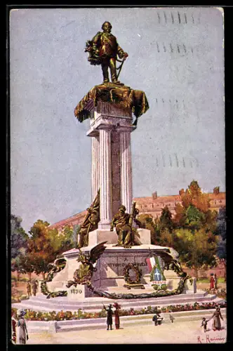 AK Torino, Monumento a Vittorio Emanuele II.