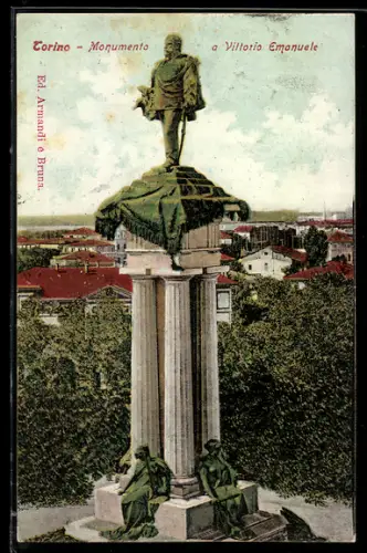 AK Torino, Monumento a Vittorio Emanuele