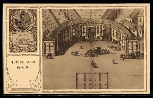 AK Torino, Porta Po nel 1600