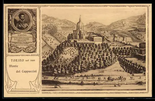 AK Torino, Monte dei Cappuccini nel 1600