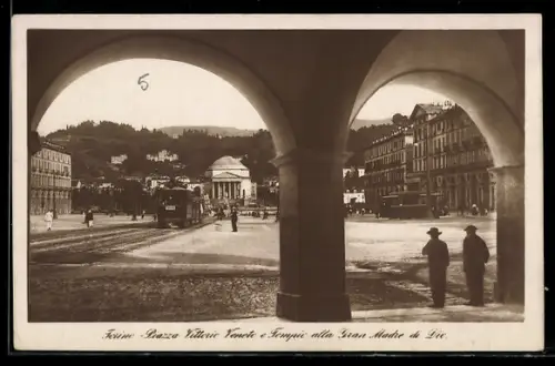 AK Torino, Piazza Vittorio Veneto e Tempio della Gran Madre di Dio