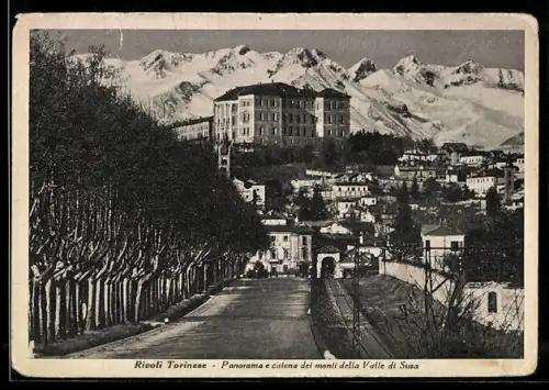 AK Rivoli Torinese, Panorama e catena dei monti della Valle di Susa