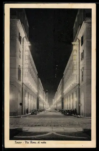 AK Torino, Via Roma di notte