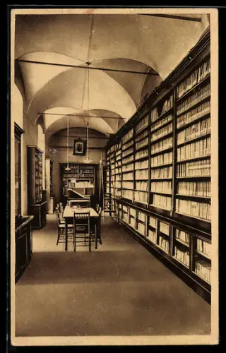 AK Torino, La Biblioteca del R. Convitto Nazionale Umberto I