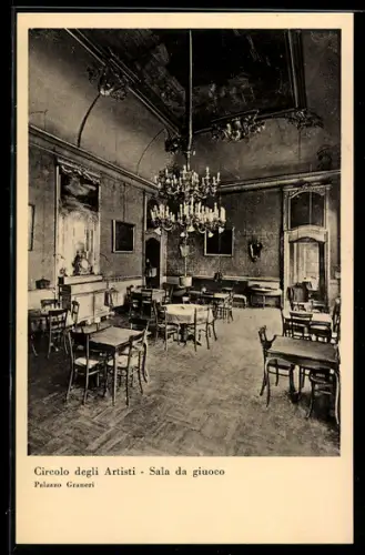 AK Torino, Circolo degli Artisti, Sala da giuoco nel Palazzo Graneri