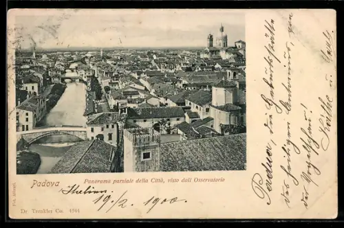 AK Padova, Panorama parziale della città visto dall`Osservatorio