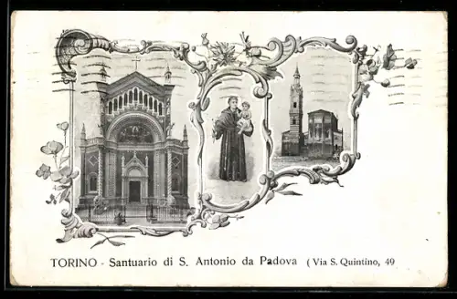 AK Torino, Santuario di S. Antonio da Padova, Via S. Quintino 49
