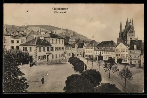 AK Gelnhausen, Blick über den Obermarkt
