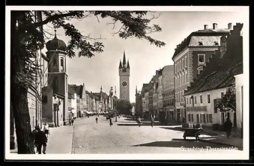 AK Straubing, Ortspartie beim Theresienplatz