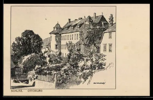 Künstler-AK Ubbelohde: Schlitz, Ottoburg