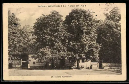 AK Hanau am Main, Kurhaus Wilhelmsbad, Die kleine Wirtschaft, Inh. Joh. Diedr. Meyer