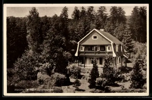 AK Hochwaldhausen /Oberhessen, Pension Wald- und Berghaus, Inh. Hermann u. Kurt Wirth