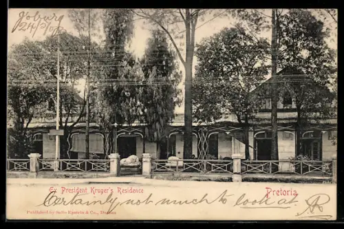 AK Pretoria, Ex-President Kruger's Residence