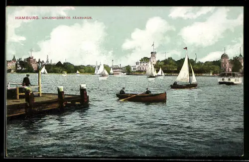 AK Hamburg-Uhlenhorst, Uhlenhorster Fährhaus