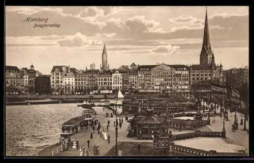AK Hamburg-Neustadt, Jungfernstieg