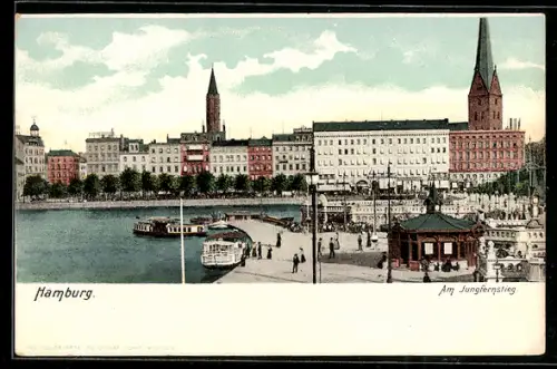 AK Hamburg-Neustadt, Am Jungfernstieg