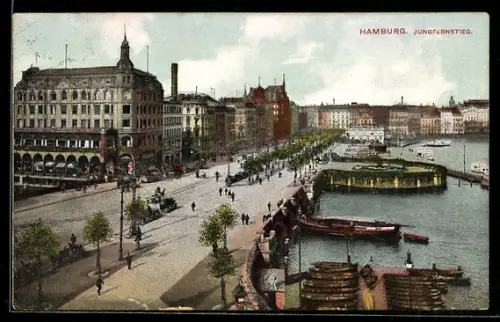 AK Hamburg-Neustadt, Jungfernstieg