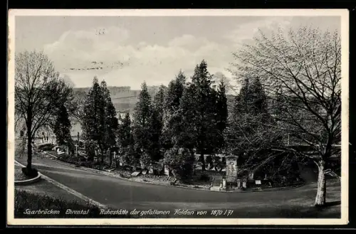AK Saarbrücken, Ruhestätte der gefallenen Helden von 1870 / 71