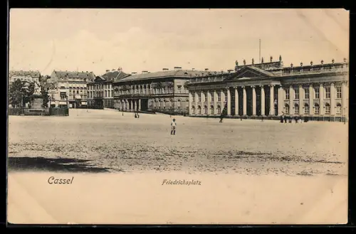 AK Kassel, Friedrichsplatz, Zudruck 47. Allg. Deutscher Genossenschaftstag 1906