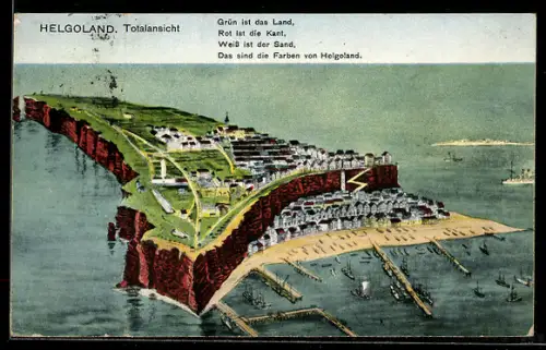 AK Helgoland, Totalansicht