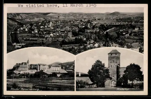 AK Ahrweiler, Totalansicht, Niedertor, Kloster Kalvarienberg