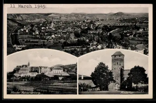 AK Ahrweiler, Totalansicht, Niedertor, Kloster Kalvarienberg
