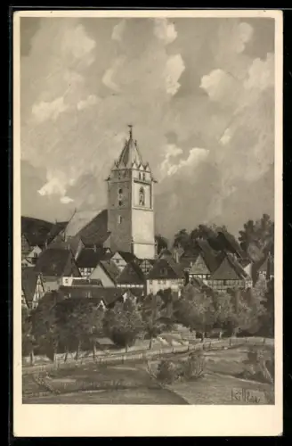 AK Wolfhagen, Blick zur Kirche