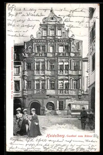 AK Heidelberg, Gasthof zum Ritter